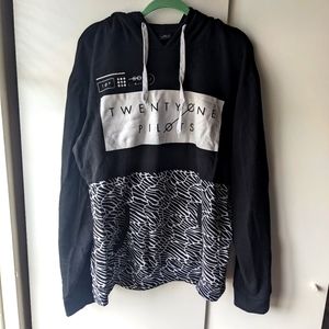 Twenty One Pilots Black Hoodie 2XL
